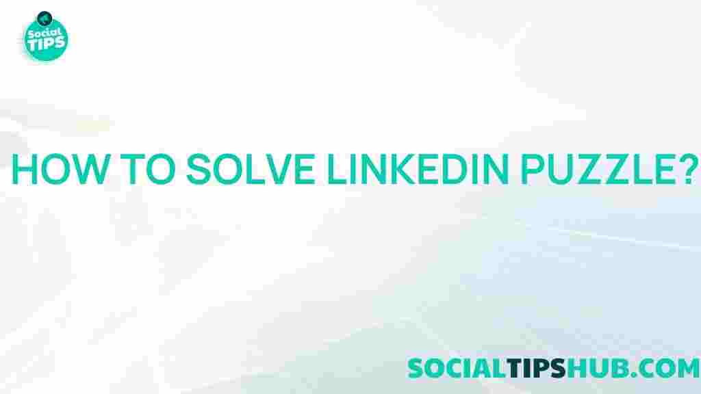 linkedin-puzzle-solving
