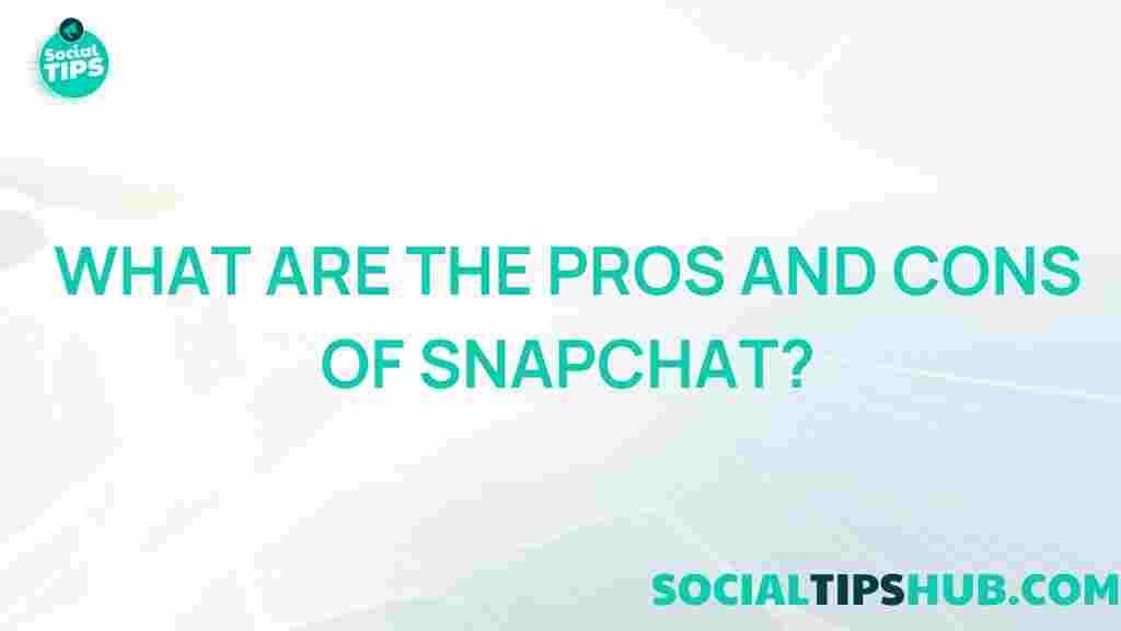 snapchat-pros-cons